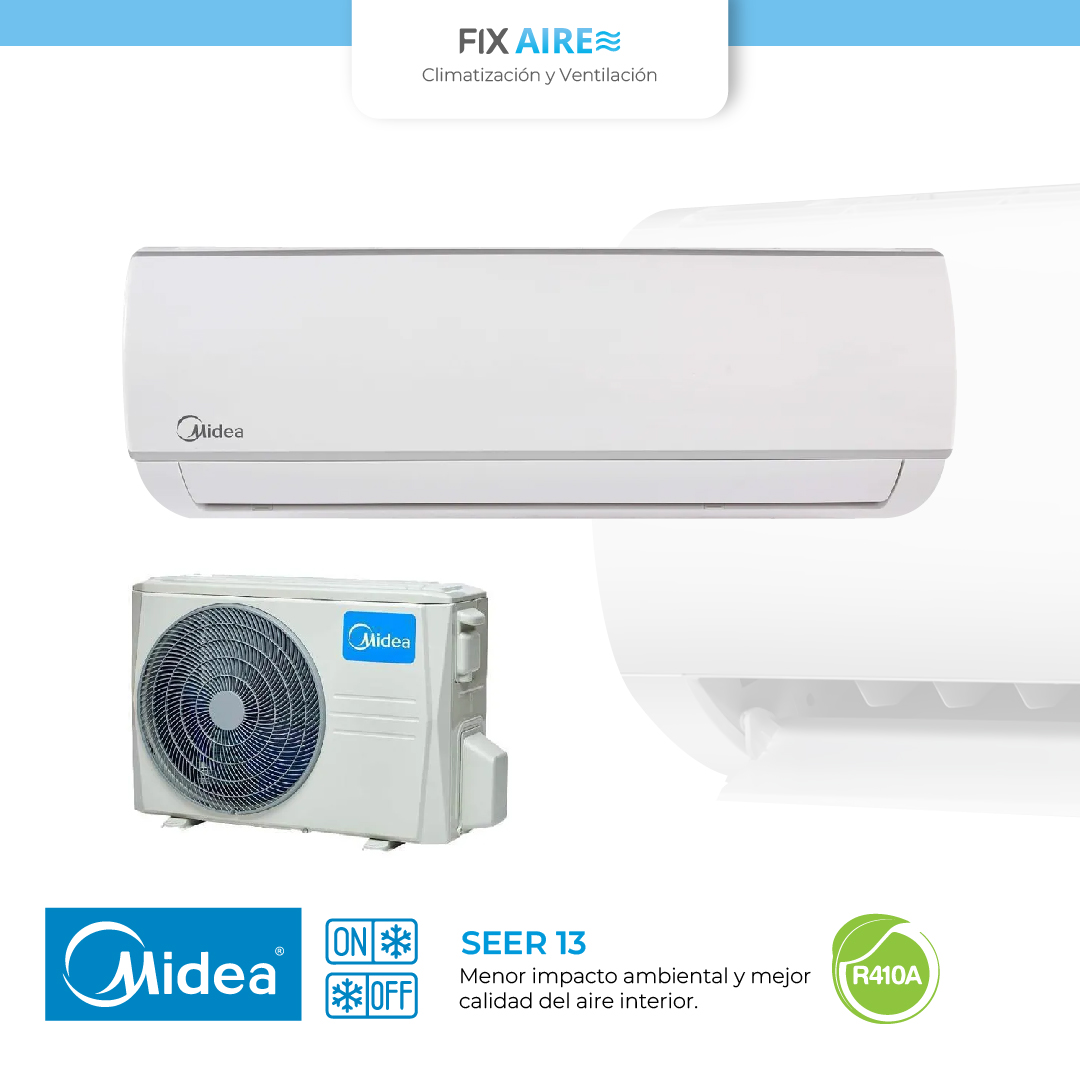 aire acondicionado minisplit midea seer 13 24000 btu on/off r410a 220v aire acondicionado minisplit midea seer 13 24000 btu on/off r410a 220v